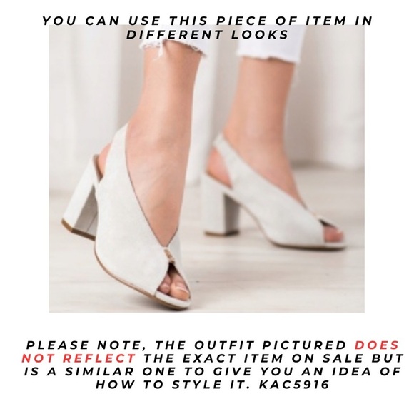 Heel Sandals Ankle Strap Chunky  LUZ DA LUA 🌟 - Picture 10 of 10